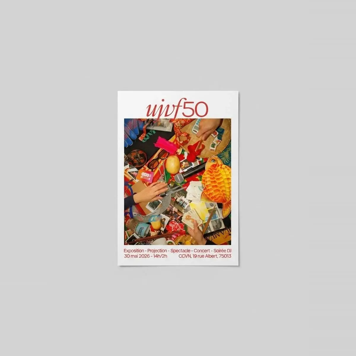 Affiche UJVF 50 ans